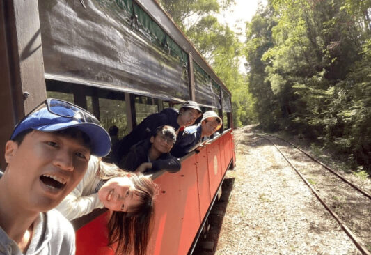 pemberton tramway with friends